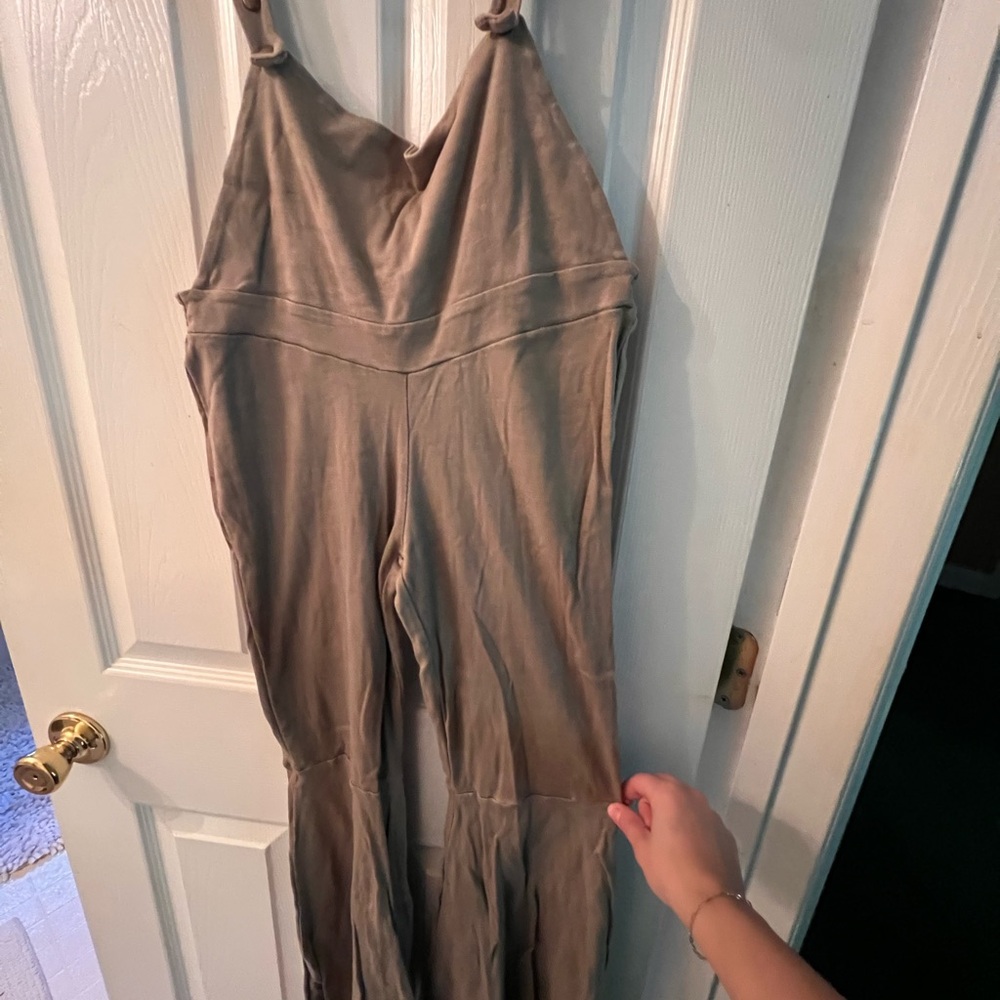 Olive Green Overalls